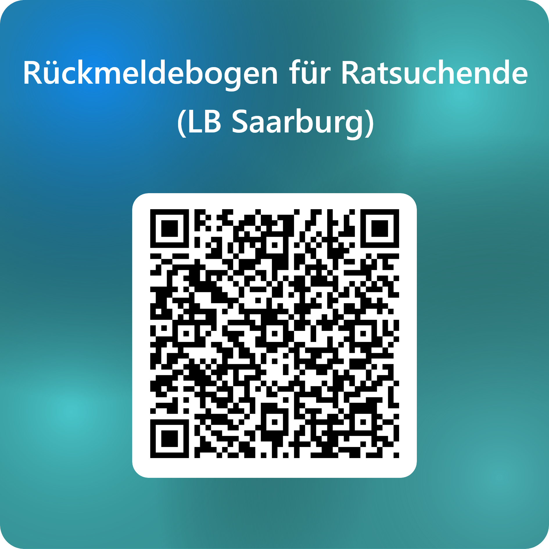 QRCode für Rückmeldebogen für Ratsuchende (LB Saarburg)